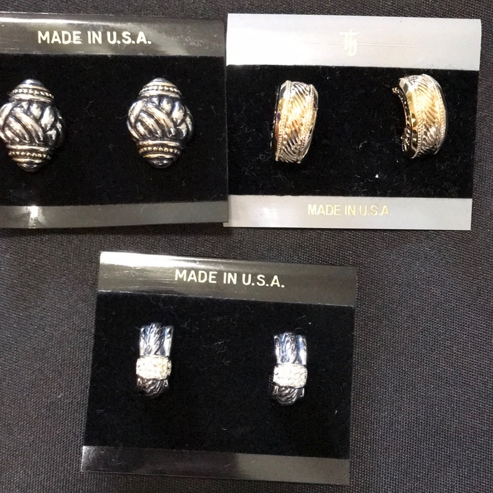 New TJ Clip-on earrings